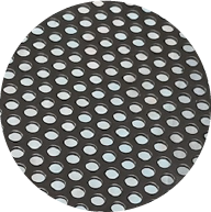 lettres grand format perforées