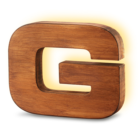 Bois rétro-illuminé