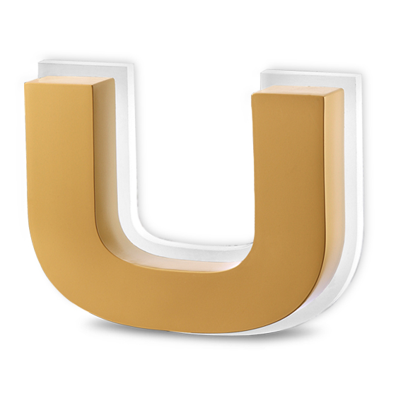 Retro-illuminé méthacrylate en contour