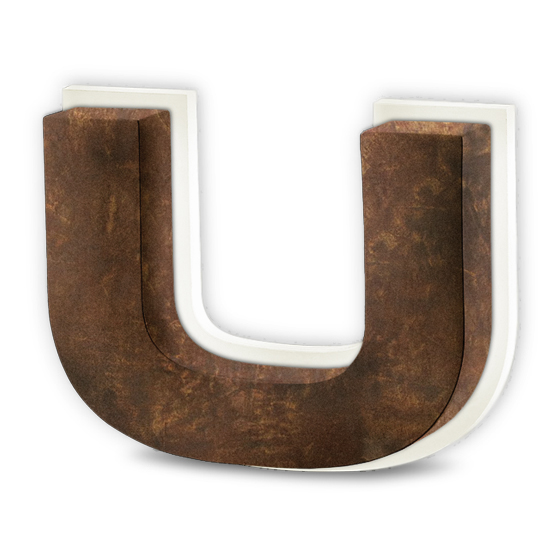 Rétro-illuminé avec méthacrylate en contour