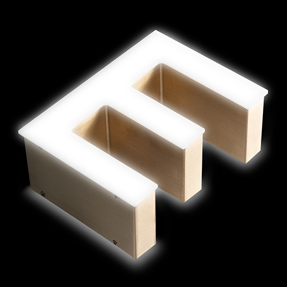 Illumination frontale et retro-illuminé